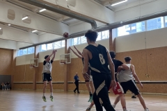 Vaikinų krepšinio varžybos su Vytauto Didžiojo gimnazijos krepšininkais/2024