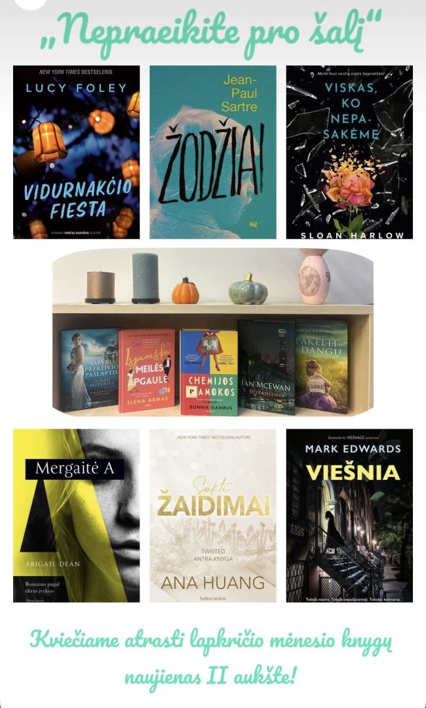 Lapkričio mėn. knygų naujienos